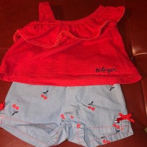 Tommy Hilfiger 2pc Baby Girl Outfit